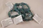 Natural Blue Apatite Chip & Nugget Bracelets by Healing Light Stones
