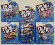 NEW 2024 Tech Deck Finesse Sonic the Hedgehog fingerboard PACK OF 4 & 4 SINGLES
