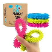 3 Pack Spiky Sensory Rings from The Original Monkey Noodle, Fidget Bracelet