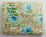 Vintage Full Flat Sheet Peppereli Double, Top Muslin NEW Floral Cottagecore