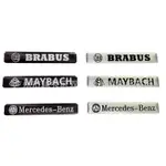 適用賓士BRABUS MAYBACH中控標 巴博斯邁巴赫儀錶臺裝潢車貼 改裝車標誌LOGO 新E級S級C級GLC後尾標