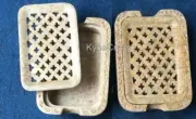 Set of 50 Piece Soap Stone Soap Cash Handmade Accessories Soap Dish 4.5 x 3.5"