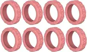 [Generic] Suitcase Wheel Protection Hatchers - Uitcase Wheel Replacement Kit, Wear-resistant Luggage Kit | Universal Axle Luggage Wheel Replacement, Wheel Covers to BA, pink, Se référer au descriptif, Refer to