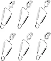 PEPLAYTAL 6Pcs Stainless Steel Spring Clamp Kitchen Tongs Scald Seafood Snail Clips for Serving Appetizers Buffet Dishes Cooking Utensils Easy to Clean
