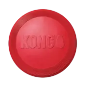 Kong Dog Flyer Large Canine Toy Fetching Durable Rubber Chasing Flexible Pet