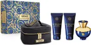 Versace Dylan Blue for women Gift set EDP 100 ml, body lotion 100 ml, shower gel 100 ml and cosmetic bag - 100 ml