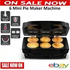 Electric Pie Maker 6 Mini Machine Non Stick Tarts Quiches Meat Apple Cooker NEW