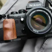Wooden L Type Bracket Tripod Plate Base Grip Handle For NIKON F3 film Camera RRS
