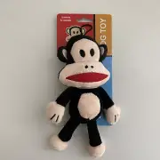 Paul Frank Crinkle & Squeak Julius The Monkey Small Plush Stuffed Pet Dog Toy