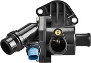 Engine Coolant Thermostat 06B121111K,06B121111G,06B121111H/B/D Compatible With A4 B6/B7 2000-2008,A6 C5 2001-2005,Compatible With VW Passat B5.5 2001-2005