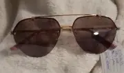 Jamie Foxx PRIVE REVAUX SUNGLASSES. Rose gold aviator, pink palorized. #6033