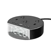 Alarm Clock with USB Charger and Outlets, Loud Alarm Clock for Heavy Sleepers...