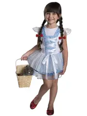 Wizard Of Oz Dorothy Tutu Girls Dress Up Party/Halloween Costume