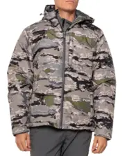 BROWNING New $229 Mens Size Large Primaloft Silver Camo Jacket Hooded Hunting