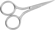 Beauty Scissors Grooming Scissors Eyebrow Trimmer for Women Nail Mustache Scissors Remover Eyebrows Scissors Trimming Hair Cutting Electric Shaver Salon Home Stainless Steel Silver