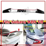 22-23 Paint Black + Red Fits Subaru WRX STI VB Gurney Flap Lip Top Trunk Spoiler (for: Subaru)