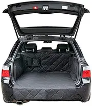 Premium 4-Layer Non-Slip Boot Liner for Dogs With Bumper Flap - Universal Waterproof Protector Mat for Car Boot - Fits Cars, 4x4, Estate, Hatchback, SUV - QDDSP