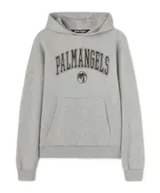 Palm Angels College Palm Logo Printed Hoodie XXS,S,XS,L,M,XXL Gray mixed color black