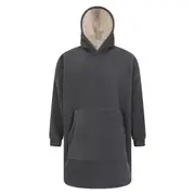 Mountain Warehouse Mens Snug Borg Hoodie Blanket
