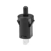 Refrigerator Door Light Switch 10mm Momentary Fridge Switch NO AC 250V 3A Black