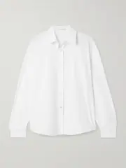 [The Row] The Row - Maigret Cotton-poplin Shirt - White - US2 US 2 White