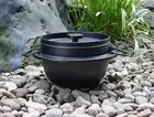 Iwachu Cast Iron Rice Cooker Gohan Nabe Pot Nanbu Tekki 3 Go IH Compatible NEW