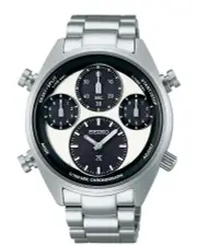 Seiko Prospex Speedtimer Silver and Black Men's Watch SFJ001P