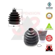 Wheel Side Bellow Boot Kit, Drive Shaft Suit SSANGYONG Korando 2.0 e-XDi 4WD