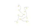 Goobay Battery-Operated 80-LED 12.15m Fairy String Lights Home Room Decor Stars