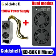 New Original Goldshell KD BOX II Miner 5TH 400W Kadena KDA Crypto with 1200W PSU