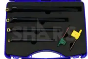 4PC SCLCR INDEXABLE BORING BAR SET 3/8 1/2 5/8 3/4"+ 4 CCMT INSERTS $124 OFF M]