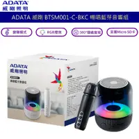 在飛比找蝦皮商城優惠-ADATA威剛 BTSM001 暢唱藍芽音響組 KTV歡唱 