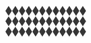 Harlequin STENCIL Diamond Geometric Border Wall Art Decor DIY Background Joanie