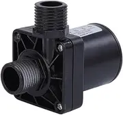 DC Brushless Pump-24V 700L/H 20W Micro Brushless Pump 5m/16.4FT High Temperature Booster Pump for Fish Tank Fountain Pool Pond Aquarium Toilet Black 24V