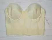 NWT Dominique Noemi Bridal Bra Corset Bustier Backless Ivory Sz 34C Balconette
