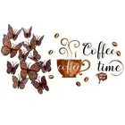 Stylish Home Accents Set of 12 Butterflies & Cups for Decorating Walls
