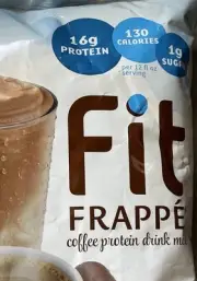 FIT Frappe MOCHA Big Train Protein Drink Mix Keto Low Carb Sugar Free Diabetic
