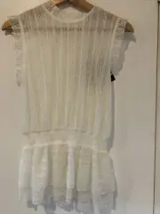 Decjuba Ivory Olivia Lace Tank NWT Size XS