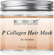 Nutriment, P Collagen Hair Mask 250gm for Damaged and Dry Hair Increases Softness and Shine Helping Hair Hair Regain a Healthy Look Designed for Thin and Brittle Hair Suitable For All Hair Types