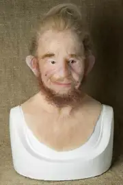 Aramis Silicone Mask Old Man Halloween Hand Made Realistic Mask High Quality,