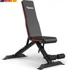 Adjustable Weight Bench, Strength Training Bench Press Foldable Sit up Incline D