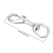 (101mm)316 Stainless Steel Hook Eye Clasp Snap Hook For Straps Bags FA