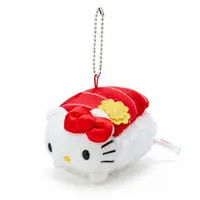 在飛比找樂天市場購物網優惠-小禮堂 Hello Kitty 壽司絨毛玩偶娃娃吊飾《紅白》