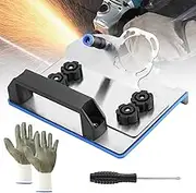 Upgraded Angle Grinder Stand for Tile 45° Chamfer Cutting, Angle Grinder Stand Grinder Holder Bracket Angle Grinding Fixed Holder Special Cutting Bracket with Glove and Screwdriver