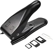 ZGUZMCMK Sim Card Cutter with Adapters and Eject Pin, Nano and Micro Sim Cutter, 2 in 1 for Phone