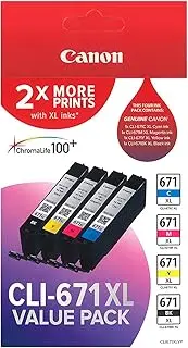 [Canon] (CPF6A) CCLI671XLVP Value Pack (1 x CLI671XLC/M/Y/BK)