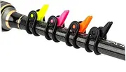 8pcs Baiter Holder Auto Fish Holders Fishing Rod Hook Keeper Glow Lure Case Bait Course Hooks Made Pole Lure Keeper