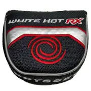 RED PUTTER COVER - MALLET ODYSSEY WHITE HOT RX PUTTER HEAD COVER NEW