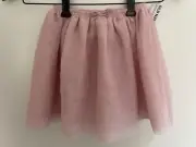 Old Navy Toddler Girls Solid Pink Tulle Lined Polyester Pull On Skirt Pink 4T