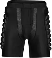 Protective Padded Shorts for Cycling Skating Snowboarding Sports Under Hip Tailbone EVA Pad Sports Black